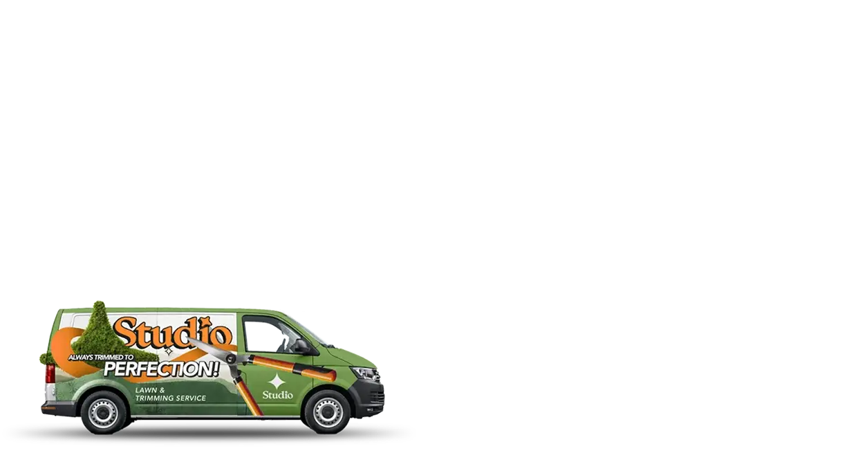 Studio lawn and trimming service van
